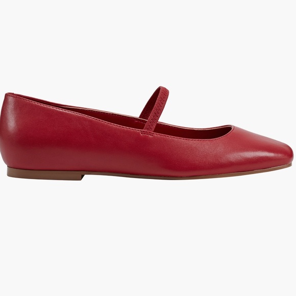 Marc Fisher LTD Urella Mary Jane Flats Red Leather size 8 $120 - Picture 13 of 16